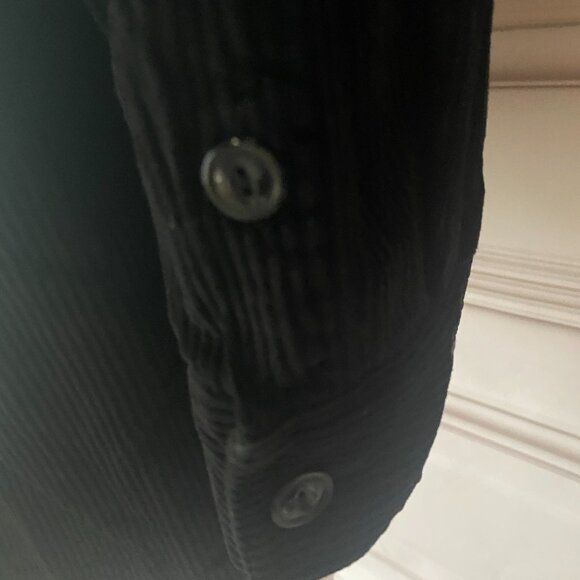 🍀🍀Jones New York Sport Black Corduroy Jacket Large - Picture 4 of 7